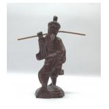 Chinese wood carved fisherman