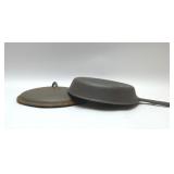 Cast iron skillet with lid 10.5