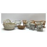 Wicker doll furniture