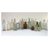 Antique medicine bottles collection