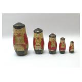 VTG Matryoshka Doll / Nesting Toy Soldier set