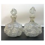 2 GOOFUS GLASS DECANTERS 10