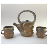 D CRAVEN POTTERY TEA SET