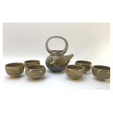 D CRAVEN TEA SET 6 CUPS. 7