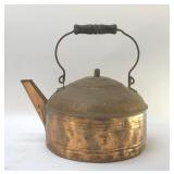 Antique copper tea kettle 11