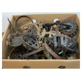 Miscellaneous cast-iron oil lamp hangers