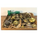 Antique oil lamp burners