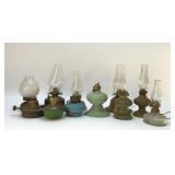 Assorted sm oil lamps 8
