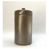 D CRAVEN POTTERY CANISTER, SIGNED