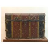 Copper adorned trunk 18x23x22