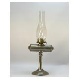 Unusual antique oil lamp