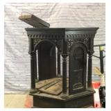 AMAZING ANTIQUE GOTHIC CHURCH PULPIT