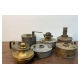 Assorted oil lamp burners