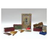 Vintage hairpins, thimble, sewing needles, hair