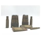 Old brass Military ammo