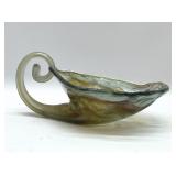 Vintage swan style blown  bowl 11