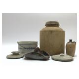 Assorted vintage pottery, CB CRAVEN
