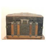 Antique domed top trunk