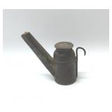 Antique Tin Miner "teapot " Lamp 4"