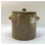 Early J D CRAVEN LIDDED CROCK 1827-1895