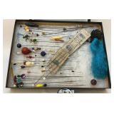 OUTSTANDING ANTIQUE HAT PIN COLLECTION