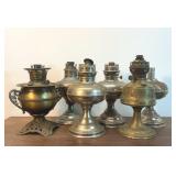 Antique Oil Lamp Bases/Parts
