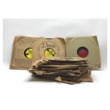 Antique 78 Records assortment