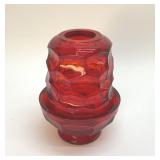 Viking glass Georgian honeycomb fairy lamp
