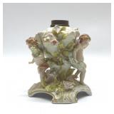 MEISSEN PORCELAIN CHERUB OIL LAMP BASE