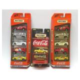 Matchbox coca-Cola cars sealed 1998