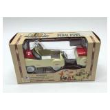 Pedal power diecast pedal car