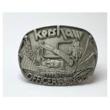 Kershaw officer Ranch belt buckle 3 1/2 