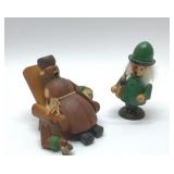 Antique German smokers incense burners