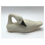 Carved swan decoy 8