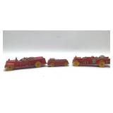 1940s Auburn rubber FD toy fire trucks (3)