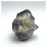 Polished banded Botswana agate crystal 5