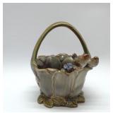 Pottery bird basket 8