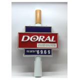 DORAL DBL SIDED TOBACCO ADVERTISEMENT