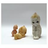 3 VTG KEWPIE DOLLS