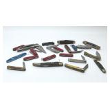 Assorted pocket knives