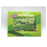 Mountain Dew tempered glass cutting board