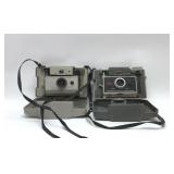 2 VTG POLAROID LAND CAMERAS