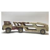 1960s Mighty Tonka car carrier truck