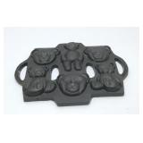 Cast iron teddy bear pan 9