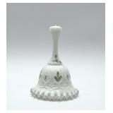FENTON SPANISH LACE BELL, SIGNED