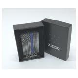 ZIPPO POLICE FLAG LIGHTER 