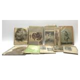 Antique woman entertainer print ads