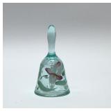 FENTON HANDPAINTED BELL SIGNED V. CLINE