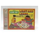 Sesame Street light and learn vintage quiz game