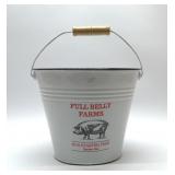 Full belly farms, enamelware bucket 9.5